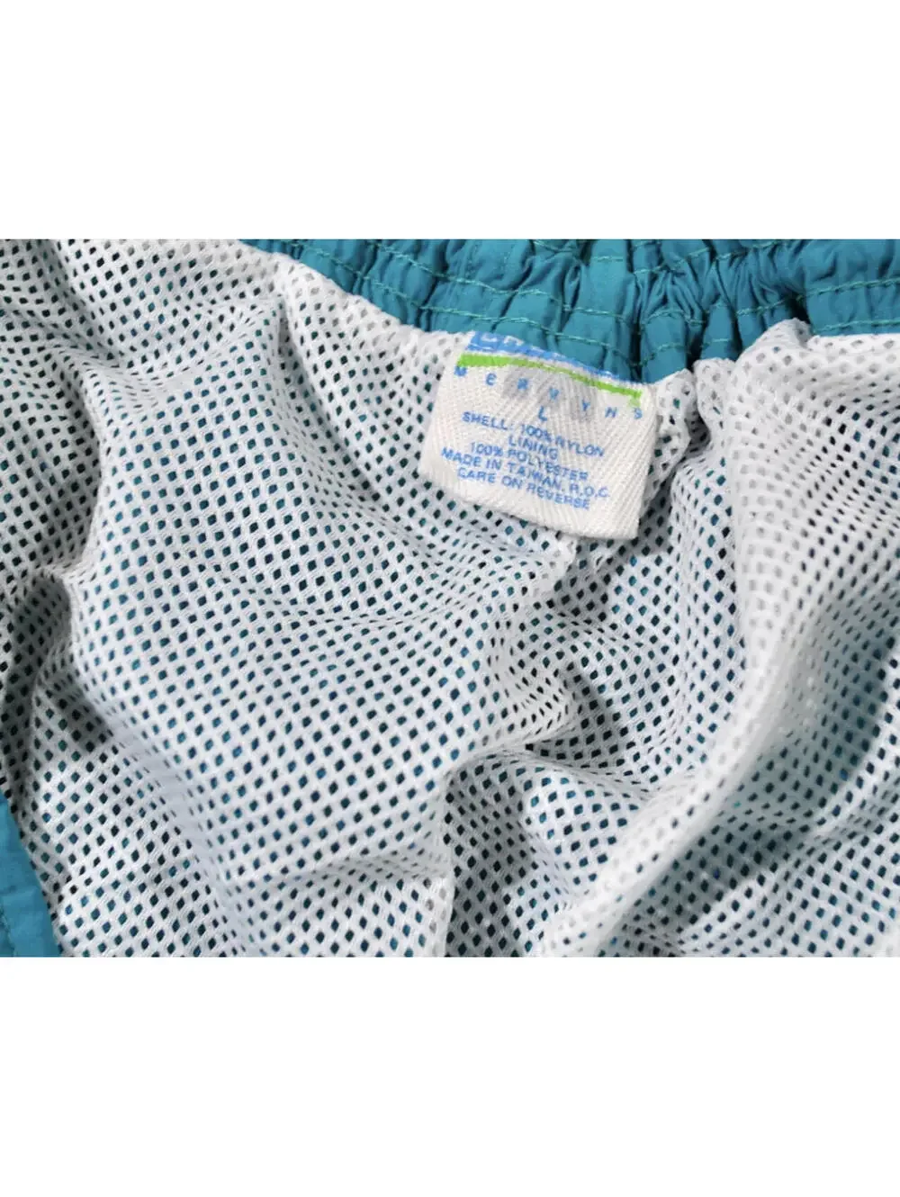 Vintage Cheeta 90s Mens Swim Blue Swimsuit Size Large